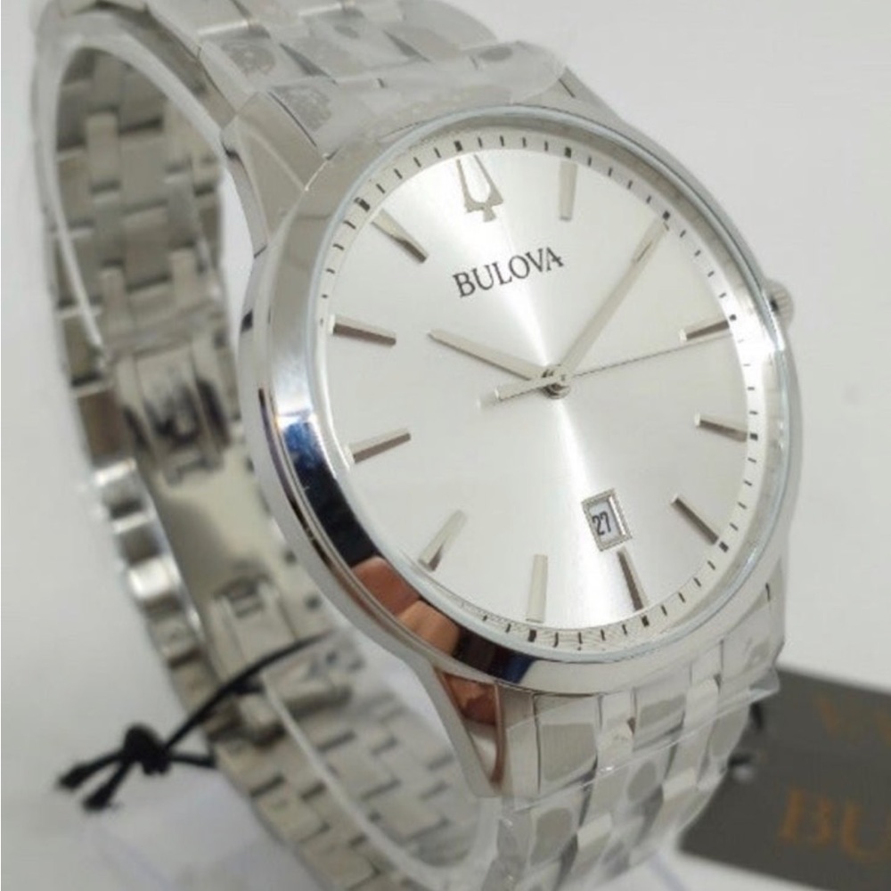 New Bulova Watch Men  Qualtz Sutton 96B342 Men’s 40mm Date Works NWT. - Picture 3 of 15